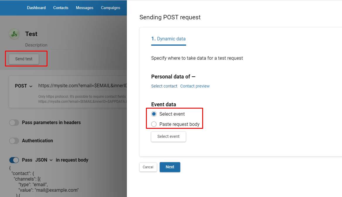 How to Connect to HTTP Request as an External Data Source
